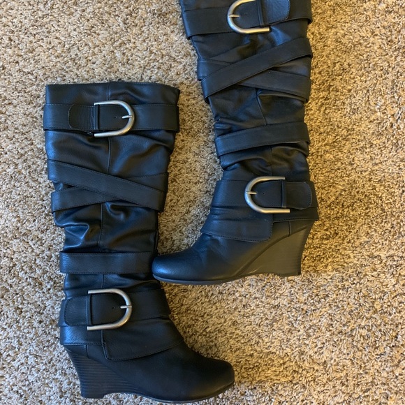 UNIONBAY Shoes - Black boots- Unionbay
